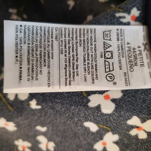 Banana Republic petite floral dress - Picture 3 of 4